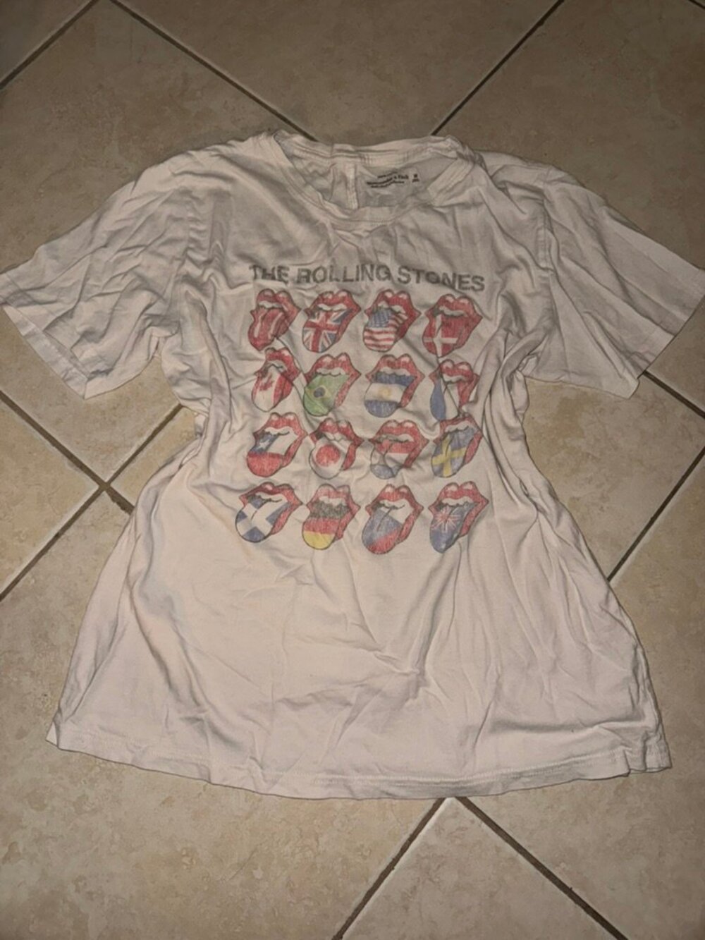 Abercrombie Rolling Stones super soft t shirt